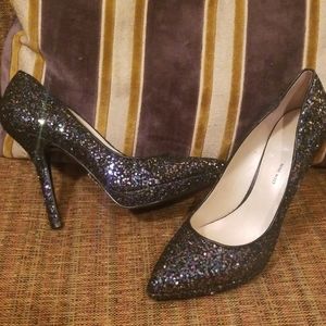 Glitter Nine West Love Fury Pumps!